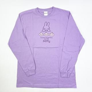 ミッフィー miffy ロンT(スイーツ) ライトパープル アパレル Tシャツ