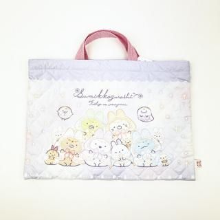 すみっコぐらし キルトチャームバッグ ラベンダー トートバッグ スクール キッズ すみっこ