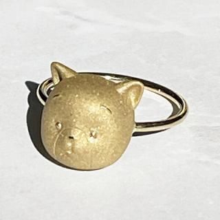 <img class='new_mark_img1' src='https://img.shop-pro.jp/img/new/icons15.gif' style='border:none;display:inline;margin:0px;padding:0px;width:auto;' />【予約品】《受注生産：ご注文後60日程度で発送予定！》こまねこ プレミアムゴールドリング ジュエリー 18金 指輪