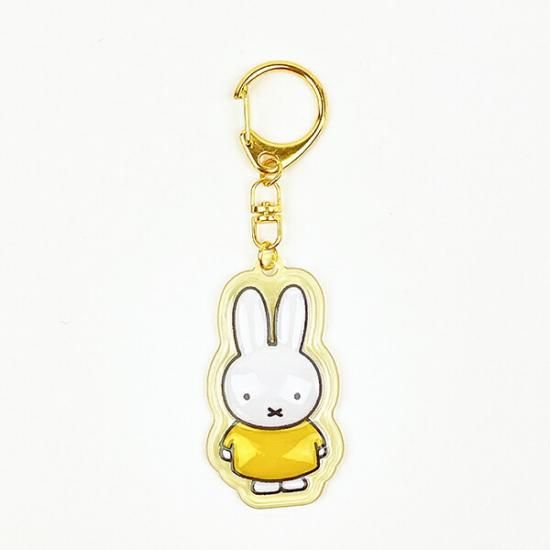 ミッフィー miffy ぷっくりったいキーホルダー (イエロー)