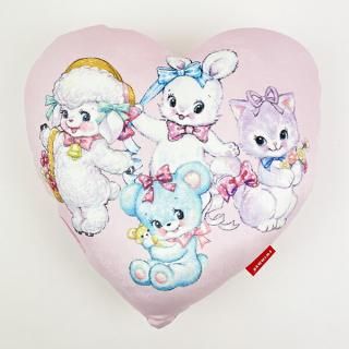 店内セール開催中!10％オフ対象商品! SWIMMER(スイマー) ハート ダイカットクッション