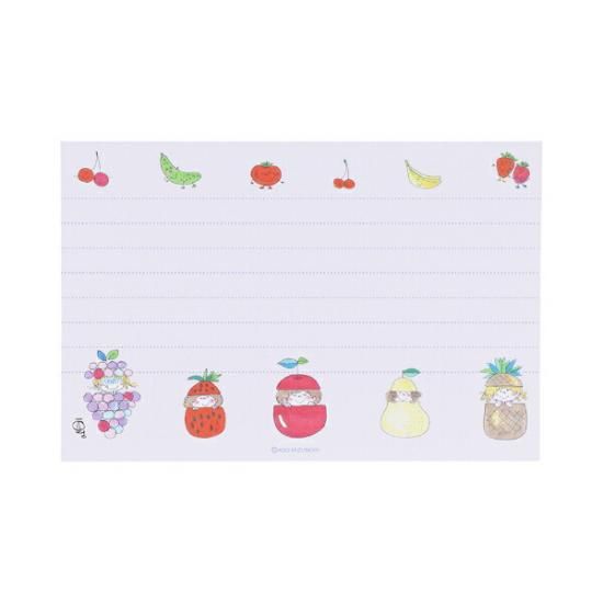 水森亜土 8柄レターセット(レッド) 文具 日本製 亜土ちゃん