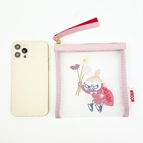 MOOMIN リトルミイ 化粧ポーチ 花と一緒に ゴブラン織り 小物