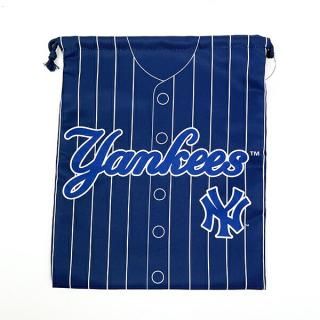 MLB(メジャーリーグ) ヤンキース 巾着(L) (ユニフォーム柄) キッズ スクール 野球