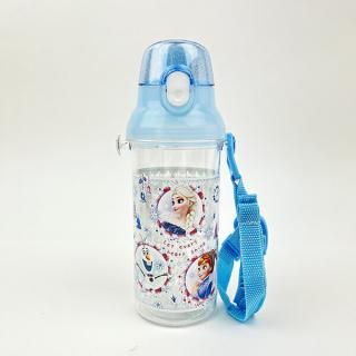 ディズニー アナと雪の女王 食洗機対応 クリアプラボトル ブルー ランチ 水筒 Disney
