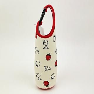 スヌーピー イチゴ ペットボトルカバー600ml ランチ SNOOPY