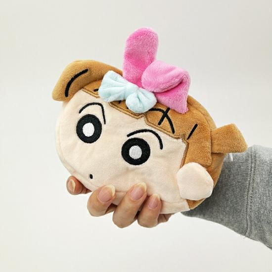 クレヨンしんちゃん×サンリオキャラクターズ　リバーシブルポーチ5種コンプリート zakka250206.png