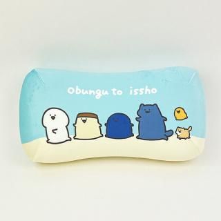 店内セール開催中!10％オフ対象商品! お文具といっしょ 集合 ミニリラックスピロー (ブルー)