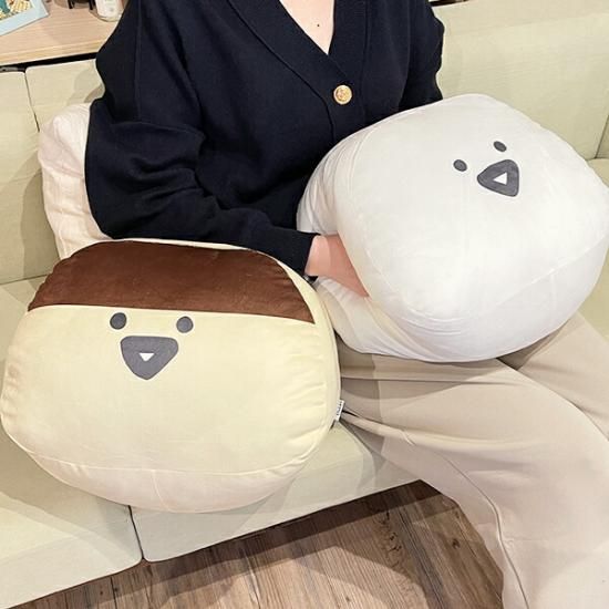 お文具といっしょ お文具 ハグミークッション (ホワイト)