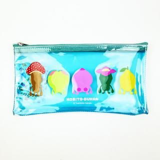 店内セール開催中!10％オフ対象商品! こびとづかん 集合 クリアペンケース 文具