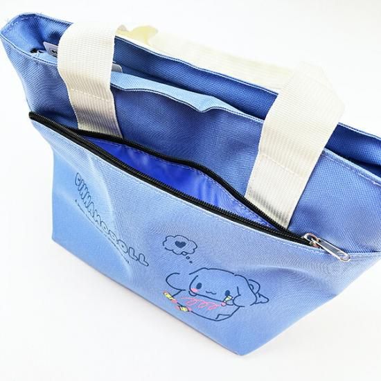 ［新品］シナモロール バニティ型クーラーバッグ サンリオ　Cinnamoroll サンリオ シナモロール ポケット付きクーラーバッグ ランチ