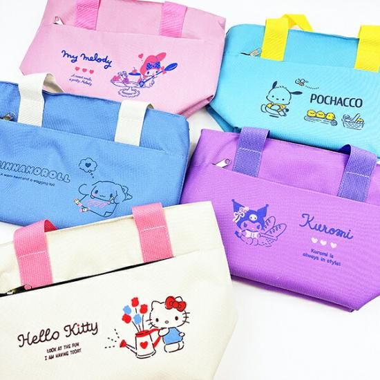 ［新品］シナモロール バニティ型クーラーバッグ サンリオ　Cinnamoroll シナモロール 送料無料 2wayトートバッグ 約H310×W420×D100mm