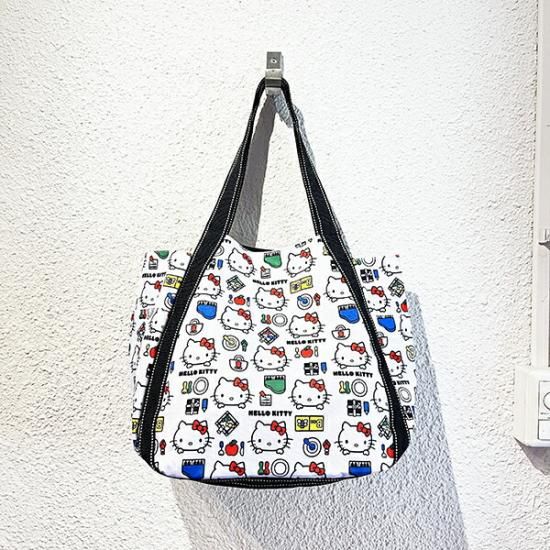 HELLO KITTY ボウリングバッグ ホワイト HELLO KITTY ハローキティ HI-SP 革製 プロサイン入り