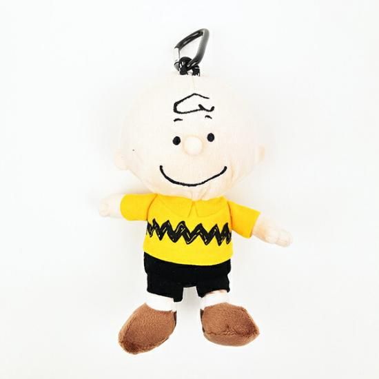 スヌーピー　チャーリーブラウン　ぬいぐるみエコバッグ