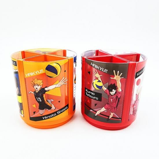 ハイキュー!! 音駒高校 回るペンスタンド 少年ジャンプ 文具 レッド