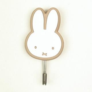 ミッフィー miffy ラバーフック (モカ)