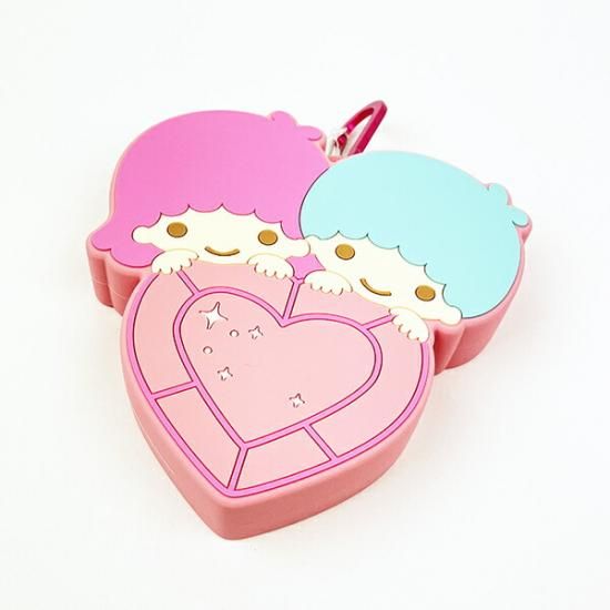 サンリオ リトルツインスターズ プラチェスト シリコンポーチ サンリオ リトルツインスターズ プラチェスト シリコンポーチ