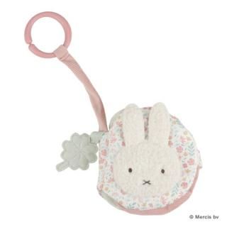 <img class='new_mark_img1' src='https://img.shop-pro.jp/img/new/icons15.gif' style='border:none;display:inline;margin:0px;padding:0px;width:auto;' />ミッフィー miffy x Little Dutch 布えほんストラップ付き ラッキーブロッサム ベビー 出産祝い