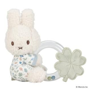 <img class='new_mark_img1' src='https://img.shop-pro.jp/img/new/icons15.gif' style='border:none;display:inline;margin:0px;padding:0px;width:auto;' />ミッフィー miffy x Little Dutch リングラトル ラッキーリーブス ベビー 出産祝い