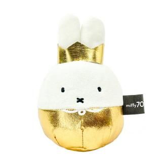 <img class='new_mark_img1' src='https://img.shop-pro.jp/img/new/icons15.gif' style='border:none;display:inline;margin:0px;padding:0px;width:auto;' />ミッフィー miffy 70th ぬいコロン ゴールド ぬいぐるみ キッズ