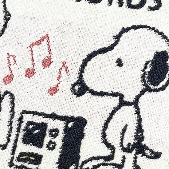 ヴィンテージ スヌーピー ティータオル　① スヌーピー ミニタオル レコード 今治タオル ブラウン SNOOPY 西川