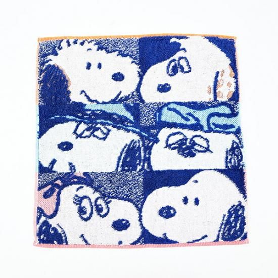 スヌーピー ミニタオル ブラザー 今治タオル ブルー SNOOPY 西川
