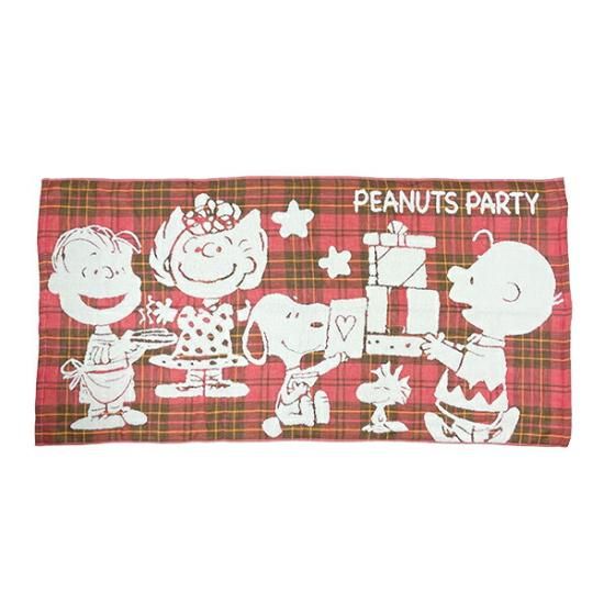 スヌーピー バスタオル ガーゼパイル 今治タオル レッド SNOOPY 西川 スヌーピー バスタオル ガーゼパイル 今治タオル レッド SNOOPY 西川