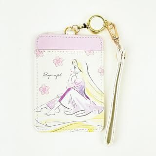 <img class='new_mark_img1' src='https://img.shop-pro.jp/img/new/icons15.gif' style='border:none;display:inline;margin:0px;padding:0px;width:auto;' />ディズニープリンセス ラプンツェル 水彩タッチ柄リール付きパスケース パープル 定期入れ Disney