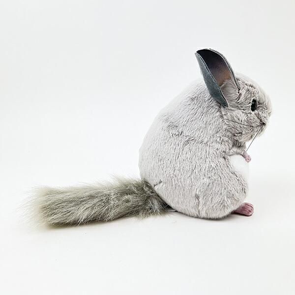 吉徳のぬいぐるみ チンチラ グレー