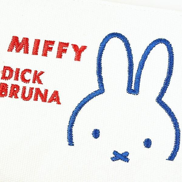 ミッフィー miffy 帆布ポーチ ホワイト