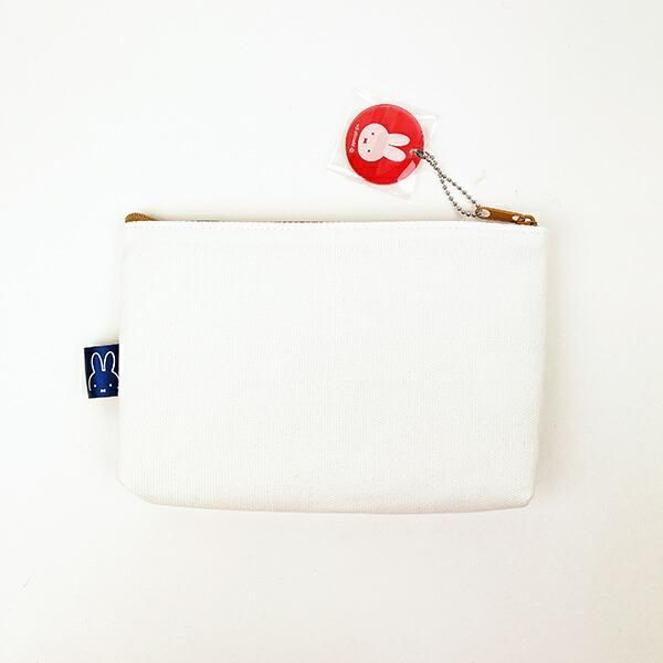 ミッフィー miffy 帆布ポーチ ホワイト