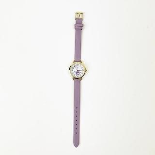 <img class='new_mark_img1' src='https://img.shop-pro.jp/img/new/icons15.gif' style='border:none;display:inline;margin:0px;padding:0px;width:auto;' />サンリオ クロミ ハート針ウォッチ(パープル) 時計 Sanrio