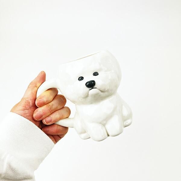 ビションフリーゼのマグカップ