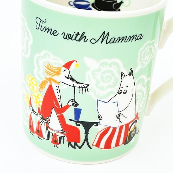 お気にいる Time マグ ムーミン with マグカップ キッチン グリーン Mamma 食器