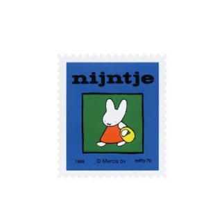 <img class='new_mark_img1' src='https://img.shop-pro.jp/img/new/icons15.gif' style='border:none;display:inline;margin:0px;padding:0px;width:auto;' />ミッフィー miffy 70th ナインチェ ステッカー ブルー 文具 日本製