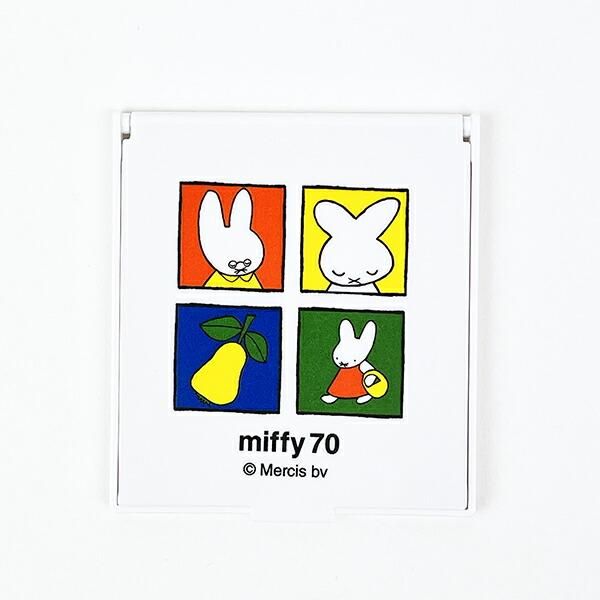 ミッフィー miffy 70th ナインチェ ミラー ホワイト 鏡 日本製