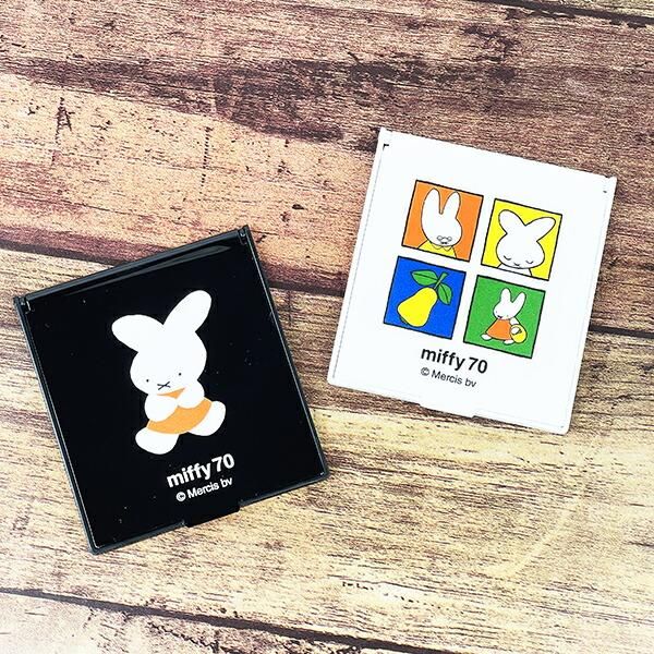 ミッフィー miffy 70th ナインチェ ミラー ホワイト 鏡 日本製 ミッフィー miffy 70th ナインチェ ミラー ホワイト 鏡 日本製