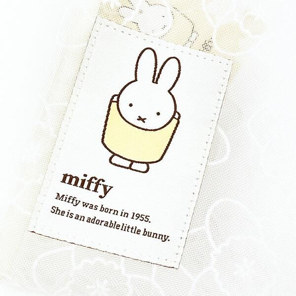FEILER　ミッフィー　ミニポーチ　ホワイトフラワー　新品未開封　限定完売 ミッフィー miffy フラットポーチ ホワイト フラワーシリーズ