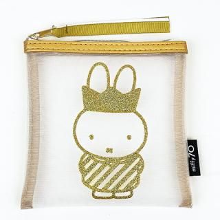 <img class='new_mark_img1' src='https://img.shop-pro.jp/img/new/icons15.gif' style='border:none;display:inline;margin:0px;padding:0px;width:auto;' />ミッフィー miffy 70th 王冠 メッシュポーチ(S)