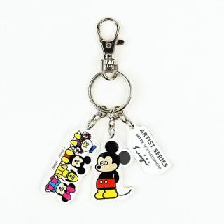 <img class='new_mark_img1' src='https://img.shop-pro.jp/img/new/icons15.gif' style='border:none;display:inline;margin:0px;padding:0px;width:auto;' />ディズニー 3連アクリルキーホルダー ミッキー ミニー C イエロー Disney