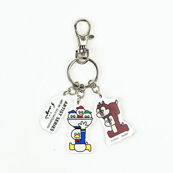ディズニーの3連アクリルキーホルダー