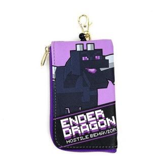 <img class='new_mark_img1' src='https://img.shop-pro.jp/img/new/icons15.gif' style='border:none;display:inline;margin:0px;padding:0px;width:auto;' />マインクラフト キーケース付きパスケース エンダードラゴン 定期入れ 鍵 リール付き キッズ