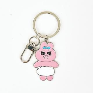 <img class='new_mark_img1' src='https://img.shop-pro.jp/img/new/icons15.gif' style='border:none;display:inline;margin:0px;padding:0px;width:auto;' />おぱんちゅうさぎ メタルキーリング おぱんちゅ キーホルダー ピンク