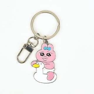 <img class='new_mark_img1' src='https://img.shop-pro.jp/img/new/icons15.gif' style='border:none;display:inline;margin:0px;padding:0px;width:auto;' />おぱんちゅうさぎ おまる メタルキーおぱんちゅ リング キーホルダー ピンク