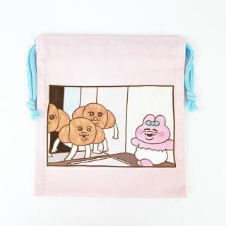 <img class='new_mark_img1' src='https://img.shop-pro.jp/img/new/icons15.gif' style='border:none;display:inline;margin:0px;padding:0px;width:auto;' />おぱんちゅうさぎ クロワッサン 巾着袋 おぱんちゅ ピンク