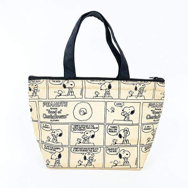 スヌーピー コミックドーナツ 保冷保温ミニトートバッグ ランチ SNOOPY