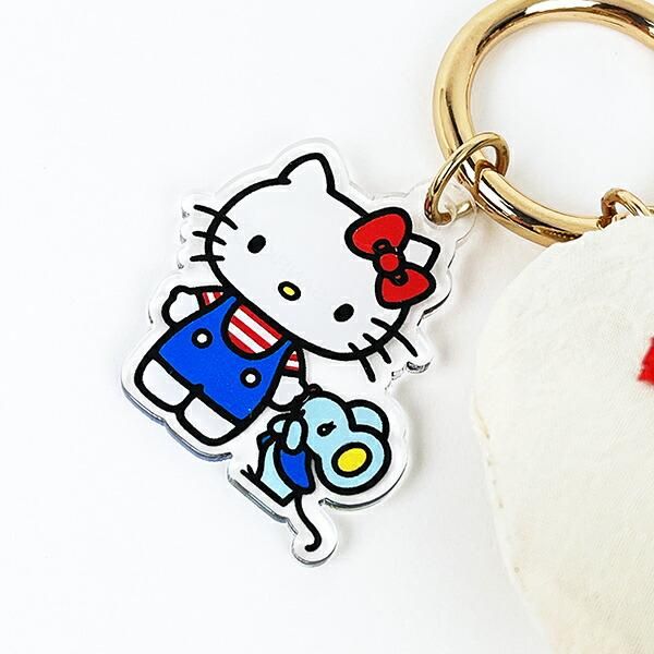 レトロ　ハローキティ　キーホルダーポーチ中身入り18個まとめて　サンリオ未使用品 ハローキティ サンリオ レトロ ポップ マスコットポーチ