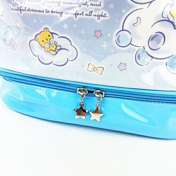 サンリオ シナモロール ポケット付きビニールボストンバッグ キッズ