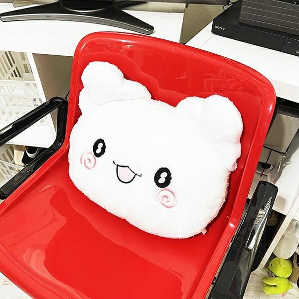 サンリオ はなまるおばけ 口開け フェイスクッション ふんわり光る