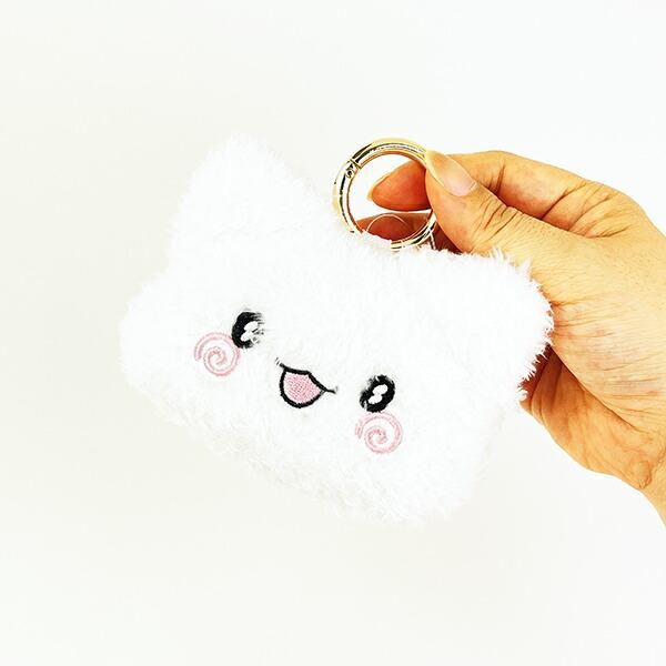 贅沢品 サンリオ はなまるおばけ カナビラ付きミニフェイス 舌ぺろ おもちゃ雑貨・手品